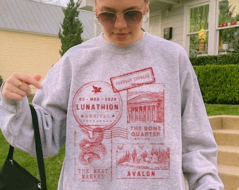 Crescent City Merch Lunathion Shirt SJM Merch Sarah J Maas Merch Acotar Geschenken Sarah J Maas Bookstagram Bryce Quinlan Ruhn Danaan Shirt