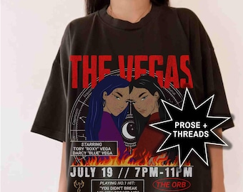 Officially Licensed Zodiac Academy The Vegas Romantasy Book Merch Booktok Merch Bookstagram Shirt Tory Vega Darcy Vega Orion Darius Acrux