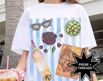 ACOTAR Shirt Sarah J Maas ACOTAR Merch Velaris Shirt Sjm Merch Sarah J Maas Geschenke Booktok Merch Bookstagram Shirt Die Fledermaus Jungen ACOSF Cassian