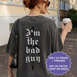 Metal Slinger Bad Guy Double Sided Shirt Plot Twist Tee Brynn Metal Slinger Shirt Booktok Merch Bookstagram Shirt Romantasy Gift