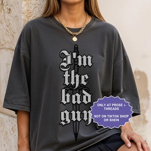 Metal Slinger Im The Bad Guy Shirt Rachel Schneider Plot Twist Tee Bookstagram Shirt Booktok Merch Brynn Acker Romantasy Gift