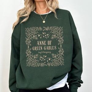 Anne Of Green Gables Sweatshirt Dark Academia Sweater Wild Flower Shirt Sweatshirt Anne Shirley Gilbert Blyth Book Shirt Cottagecore Sweater