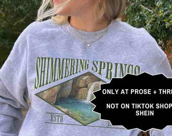 Licensed Zodiac Academy Sweatshirt Shimmering Springs Romantasy Merch Booktok Merch Bookstagram Tory Vega Darcy Vega Orion Acrux
