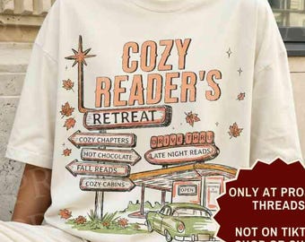 Cozy Reader Shirt Reading Season Shirt Book Lover Shirt Bookish Shirt