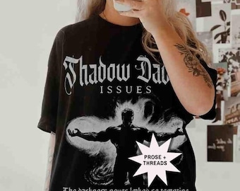 Maglietta Shadow Daddy Romantasy Bookstagram Merch Booktok Merch ACOTAR Maglietta Fourth Wing Maglietta Iron Flame Smut Dark Romance