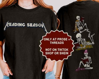 Reading Season Shirt Skeleton Shirt Book Lover Shirt Reader Shirt