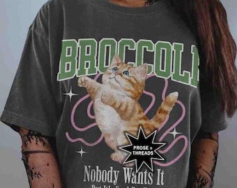 Onyx Storm Broccoli Cat Shirt Fourth Wing Shirt Iron Flame Merch Basgiath War College Bookstagram Shirt Romantasy Booktok Merch