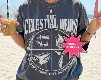 Camiseta con licencia de la Academia del Zodíaco Los herederos Merchandising de libros de Romantasy Merchandising de Booktok Camiseta de Bookstagram Tory Vegas Darcy Vegas Orion Darius Acrux