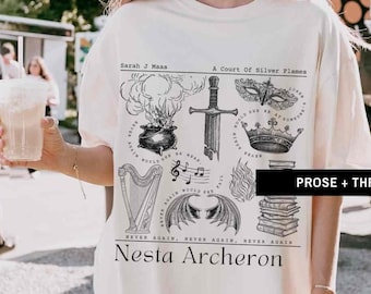 Valkyrie ACOTAR shirt Nesta Sarah J Maas Acotar Merch Bookstagram Cassian SJM merch Booktok Merch Sarah J Maas Merch ACOSF
