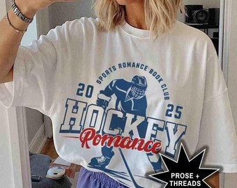 Hockey Romance Sports Romance Book Club Shirt Bookish Varisty Shirt For Book Lovers Bookstagram Shirt Booktok Merch Bookish Clothing