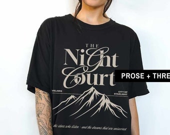Velaris Night Court Shirt ACOTAR Merch Sarah J Maas ACOTAR Shirt Cassian Sjm Merch Booktok Merch Bookstagram Sarah J Maas Geschenke ACOTAR Geschenke