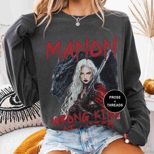 Manon Blackbeak We Are The Thirteen Throne Of Glass Merch Sarah J Maas SJM Merch Sarah J Maas Merch Manon Shirt Bookstagram Booktok Merch