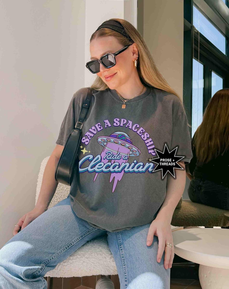 Licensed Clecanian Series Romantasy Gift For Book Lovers Alien Romance Booktok Merch Bookstagram Shirt Booktok Shirt Bookish Clothing image 2