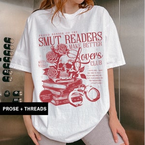 Smut Shirt STFUATTDLAGG Bookstagram Dark Academia Shirt Smut Gifts Dark Romance Smut Stuff Banned Books Shirt Romantasy Id Rather Be Reading image 2