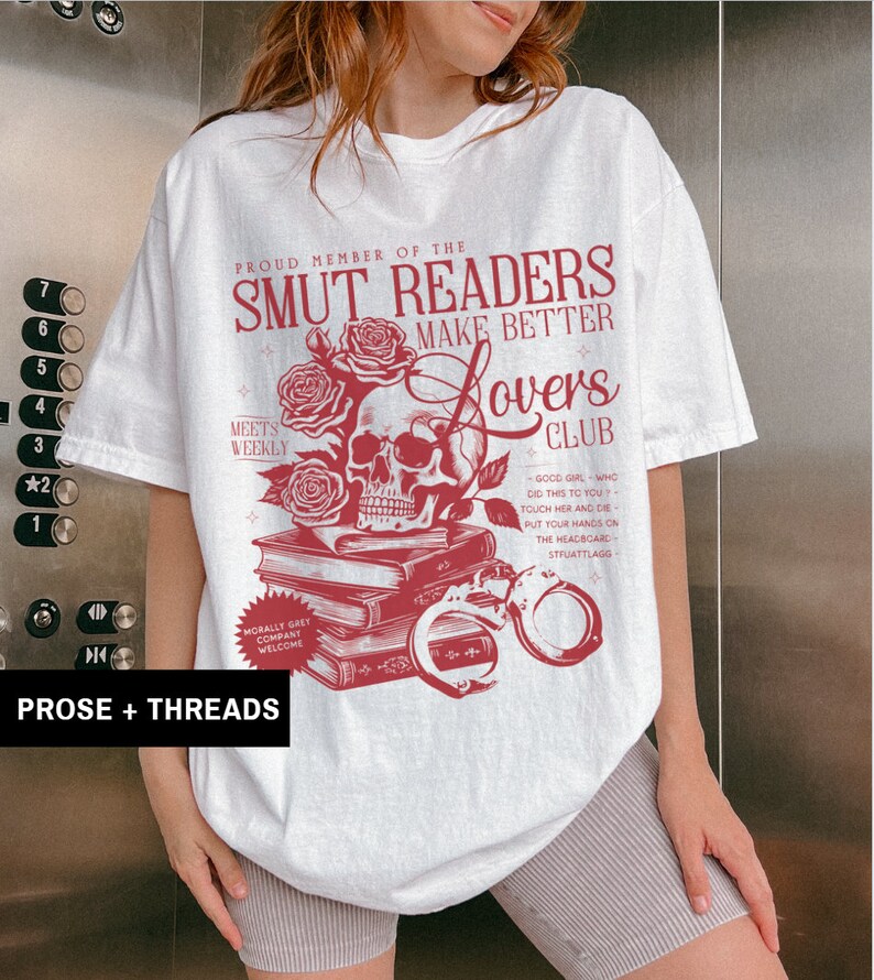 Smut Shirt STFUATTDLAGG Bookstagram Dark Academia Shirt Smut Gifts Dark Romance Smut Stuff Banned Books Shirt Romantasy Id Rather Be Reading image 2