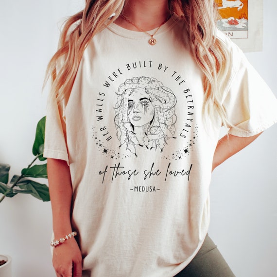 Medusa Shirt Greek Apparel Light Academia Snake Shirt Whimsigoth Shirt Medusa Costume Witchy Clothes Greek Mythology Greek Goddess