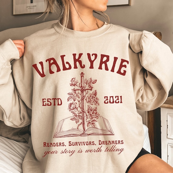Valkyrie ACOTAR Sweatshirt ACOTAR Merch ACOTAR Shirt Sarah J Maas Sjm Merch Bookstagram Illyrian Velaris Shirt Acotar Book Club Sweatshirt