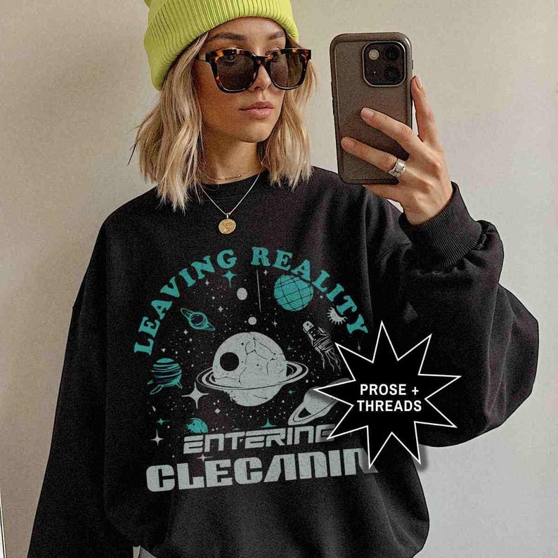 Licensed Clecanian Series Sweatshirt Romantasy Gift For Book Lovers Alien Romance Booktok Merch Bookstagram Shirt Booktok Shirt Book Merch image 1