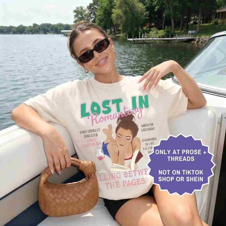 Lost In Romantasy Merch Booktok Merch Bookstagram Shirt Enemies To Lovers Book Boyfriend Gift For Book Lovers Bookish Merch image 6