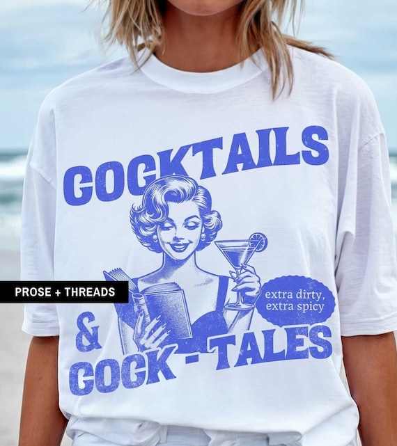 Smut Shirt Martini Shirt STFUATTDLAGG Cocktail Shirt Dark Romance Retro Housewife Enemies To Lovers Booktok Merch Bookstagram Romantasy