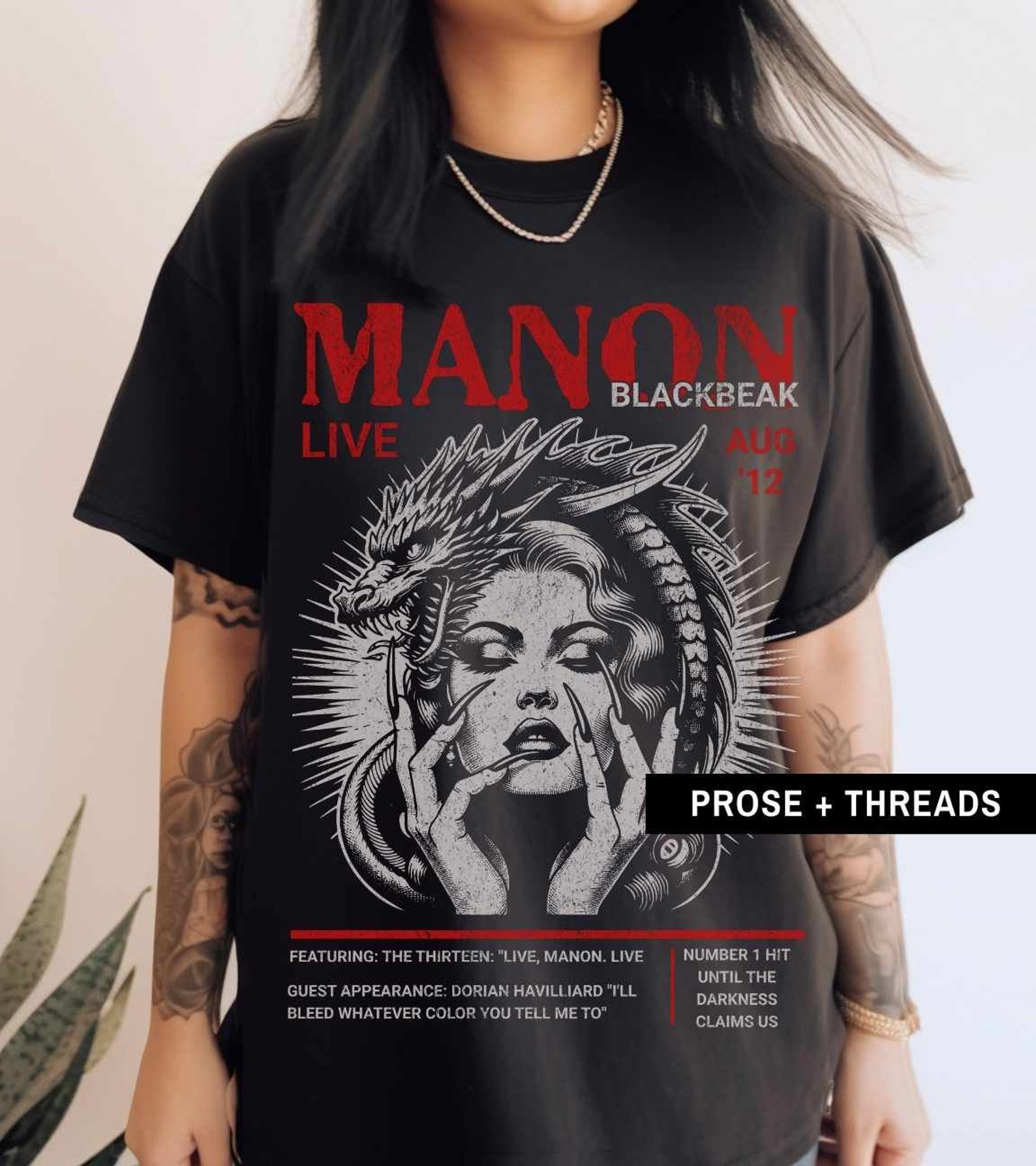 Manon Blackbeak We Are Thirteen Throne of Glass Merch Sarah J Maas SJM ...