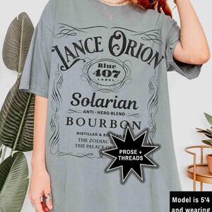 Lance Orion Bourbon Shirt Zodiac Academy Booktok Merch Bookstagram Shirt Romantasy Gift For Book Lovers Professor Orion Darius Acrux Granite