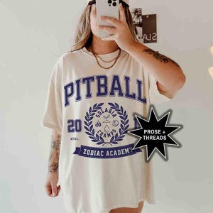 Licensierad Pitball Zodiac Academy-skjorta Booktok Merch Bookstagram-skjorta Romantisk present till bokälskare Orion Darius Acrux bild 9