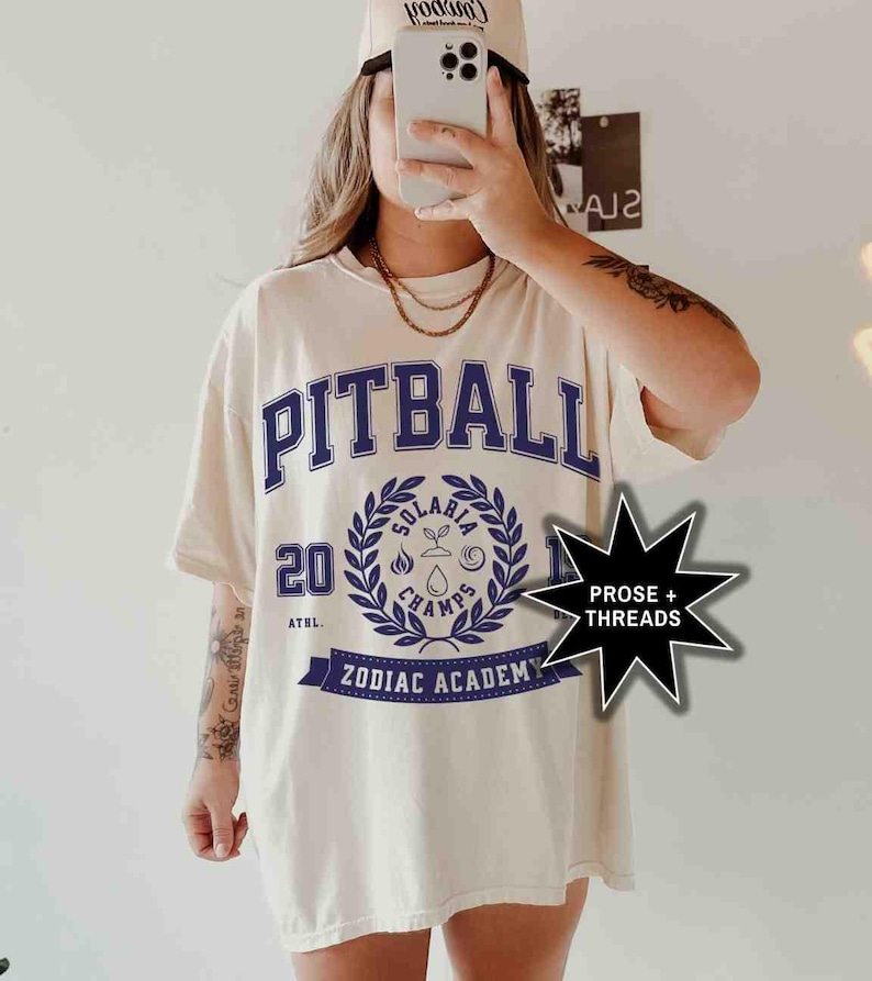 Licensierad Pitball Zodiac Academy-skjorta Booktok Merch Bookstagram-skjorta Romantisk present till bokälskare Orion Darius Acrux bild 9