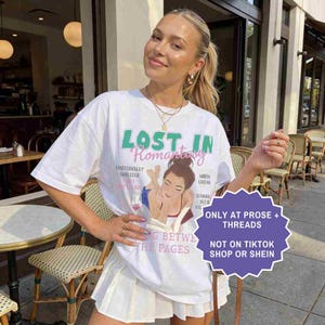 Lost In Romantasy Merch Booktok Merch Bookstagram Shirt Enemies To Lovers Book Boyfriend Gift For Book Lovers Bookish Merch image 10