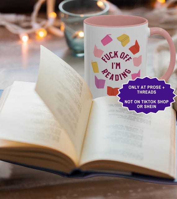 F*ck Off Im Reading Mug, Christmas Gift Mug, Funny Profanity Gift For
