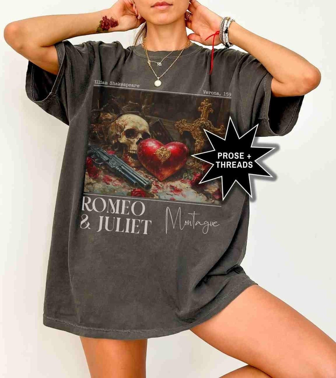 Romeo and Juliet Montague Shirt William Shakespeare Shirt Light ...