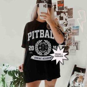 Licensierad Pitball Zodiac Academy-skjorta Booktok Merch Bookstagram-skjorta Romantisk present till bokälskare Orion Darius Acrux bild 8