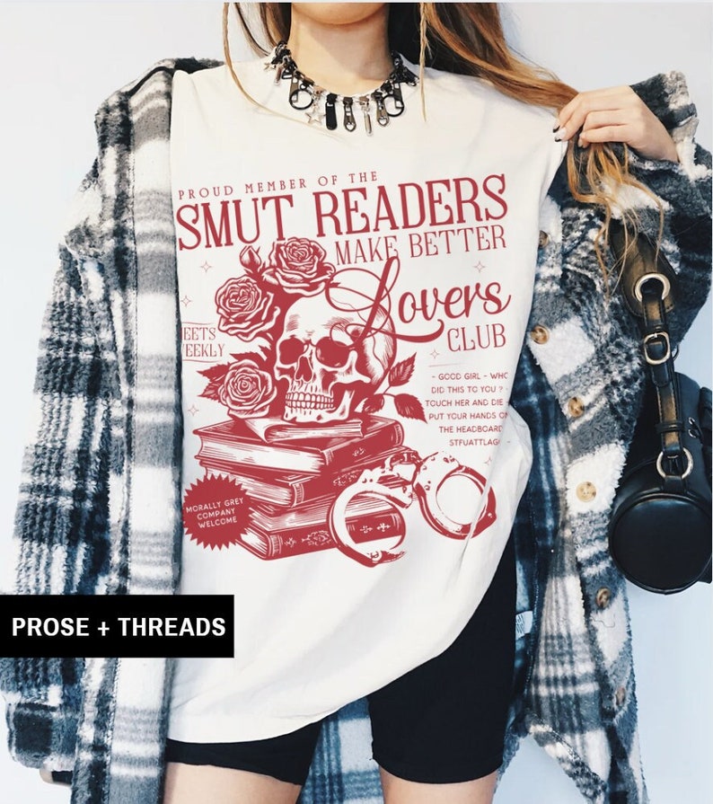 Smut Shirt STFUATTDLAGG Bookstagram Dark Academia Shirt Smut Gifts Dark Romance Smut Stuff Banned Books Shirt Romantasy Id Rather Be Reading image 1