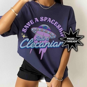 Licensed Clecanian Series Romantasy Gift For Book Lovers Alien Romance Booktok Merch Bookstagram Shirt Booktok Shirt Bookish Clothing image 3