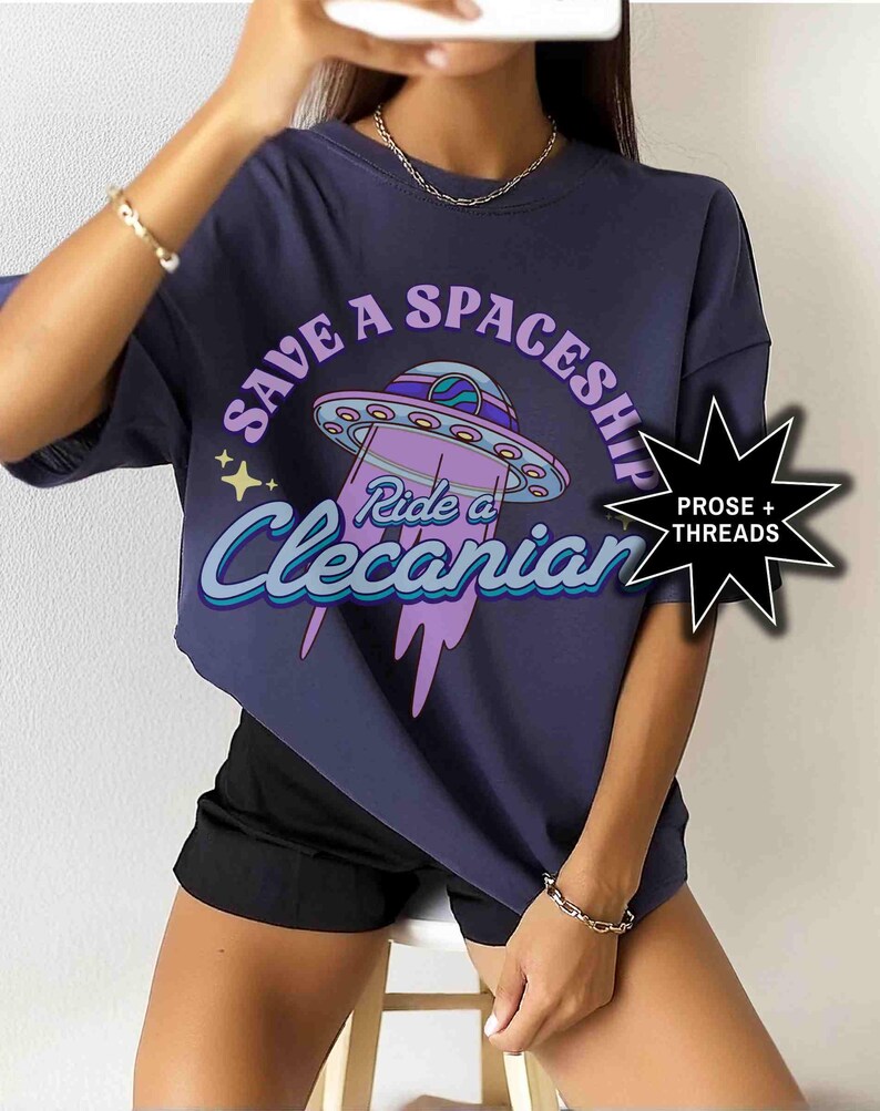 Licensed Clecanian Series Romantasy Gift For Book Lovers Alien Romance Booktok Merch Bookstagram Shirt Booktok Shirt Bookish Clothing image 3