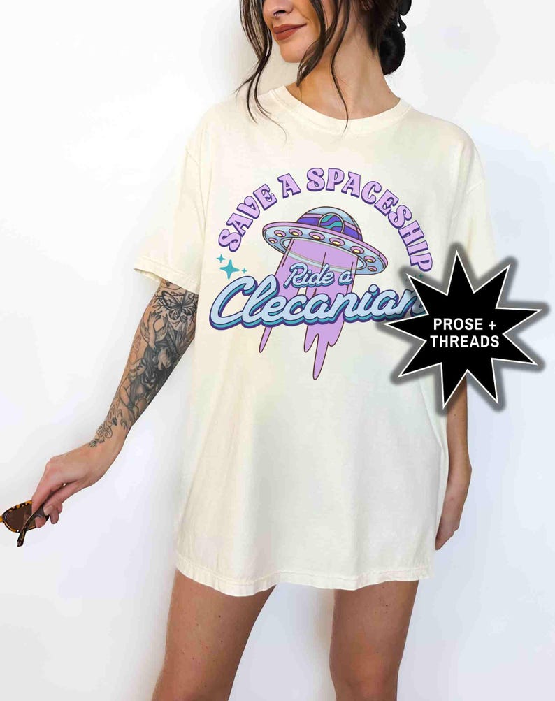 Licensed Clecanian Series Romantasy Gift For Book Lovers Alien Romance Booktok Merch Bookstagram Shirt Booktok Shirt Bookish Clothing image 5