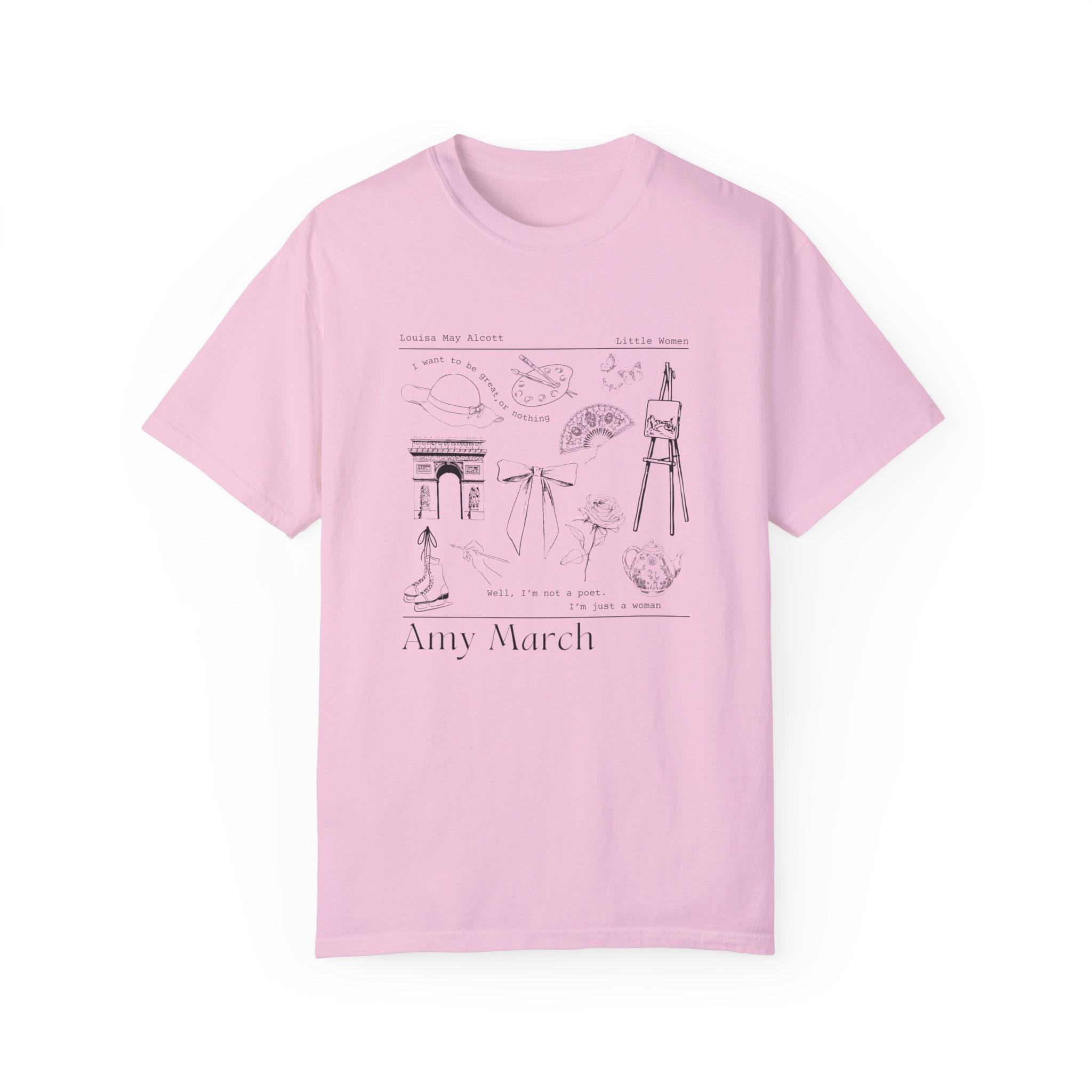 Amy March Shirt Little Women Shirt Comfort Colors Light