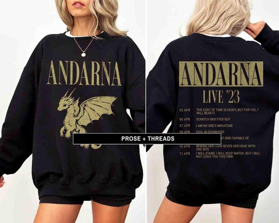 Andarna Fouth Wing Iron Flame Sweatshirt Fourth Wing Merch Basgiath War College Bookstagram Romantasy Gifts Booktok Merch Xaden Riorson