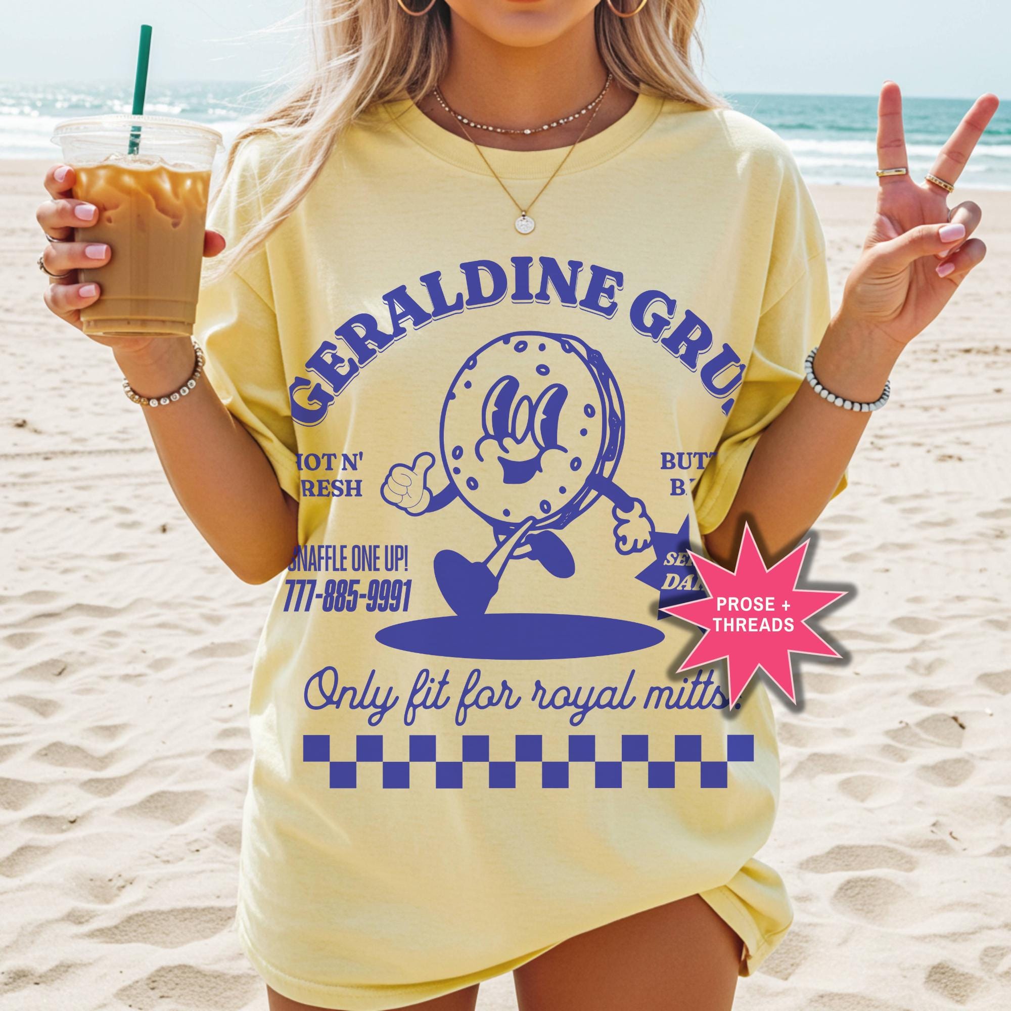 Licensed Zodiac Academy Geraldine Grus Bagel Shirt Booktok Merch 