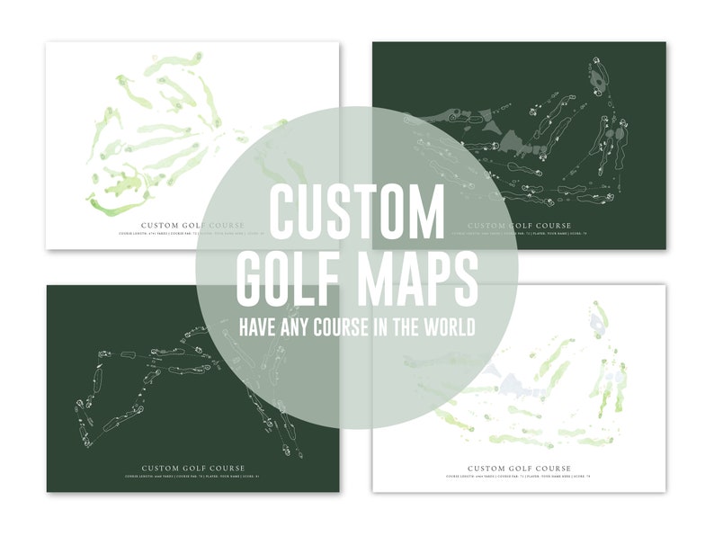 Custom Golf Course Map Digital - Il 794xN.4475630801 N3h2