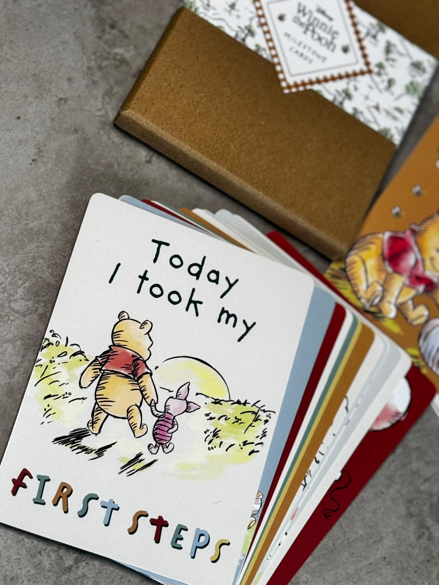 Winnie the Pooh 24 Baby Milestone Cards - Etsy