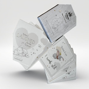 24 tarjetas de hitos del bebé de Disney Dumbo