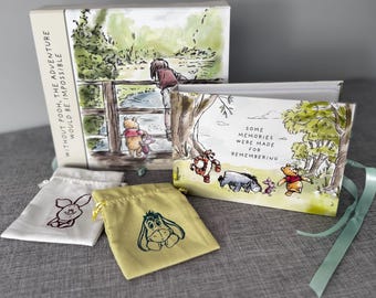 Winnie Puuh Erinnerungsbox mit Fotoalbum und Taschen