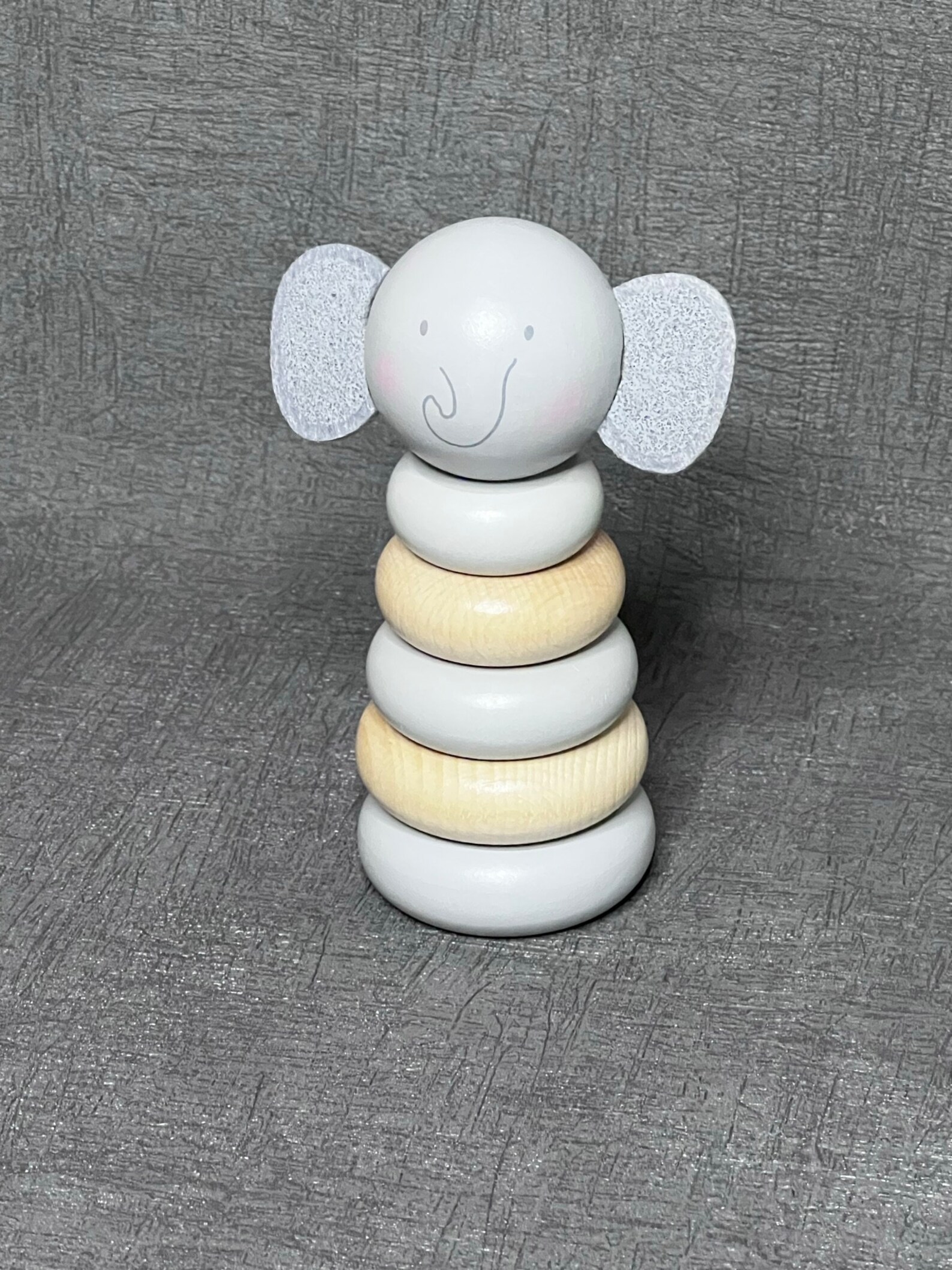 Personalised Wooden Stacking Rings - Etsy