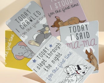 Disney 30 Baby Milestone Cards