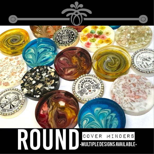 Circle Cover Minder-Diamond Painting/Magnet-Chunky-Multiple Colors