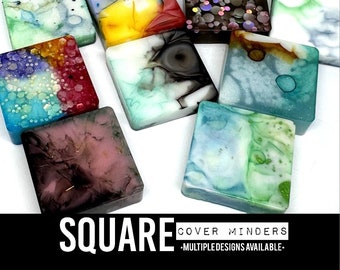 Square Cover Minder-Diamond Painting-Magnet-Multiple Colors