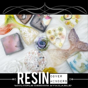 Harz Cover Minder-Diamant Malerei-Magnet-Mehrere Designs erhältlich-Rose-Herz-Kreis-Meerjungfrau-Quadrat-Planchette