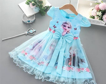 Frozen dress • Elsa and Anna dress • Eiskönigin dress • birthday dress •Birthday dress •Tutu dress • frozen costume • Elsa dress •Girl dress