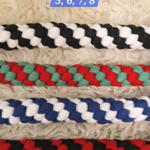 Juguete de tira y afloja de forro polar para perros, juego de tira y afloja, juguete para perros imagen 7
